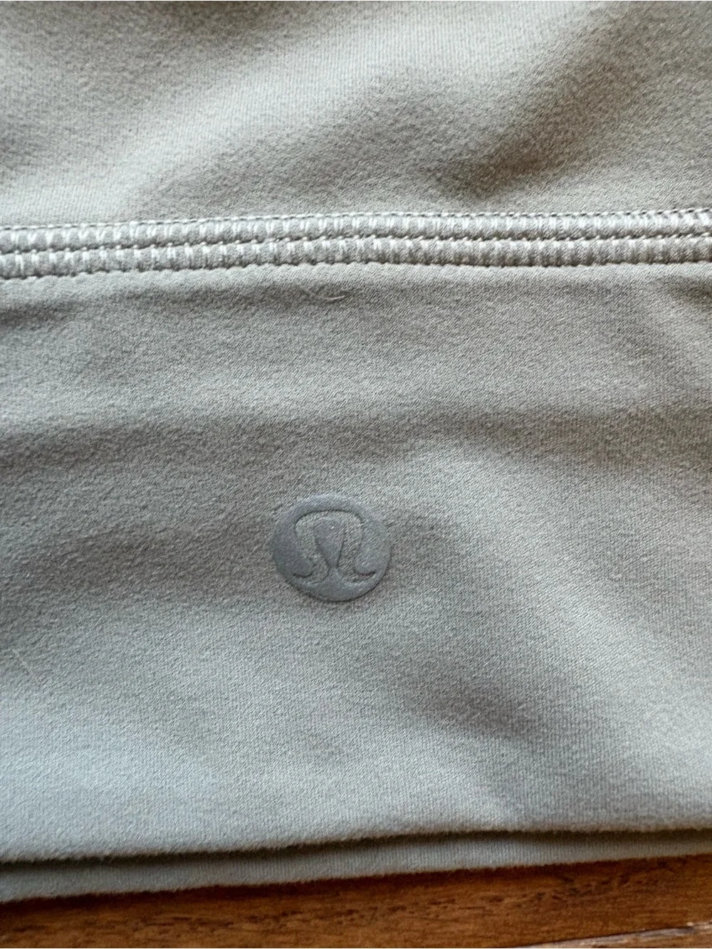 lululemon athletica One-Shoulder sports bra athletic Top in light grey
